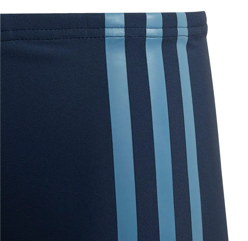 adidas 3 Stripe Brief Swim Shorts - Boys - Crew Navy/Blue