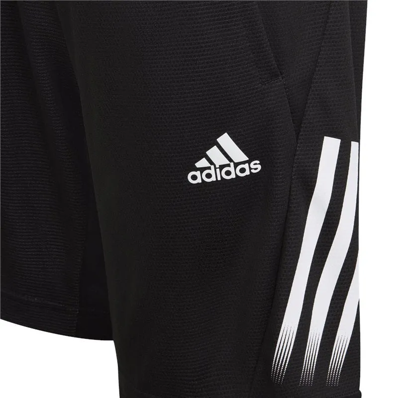 adidas Aeroready Shorts - Boys - Black/White