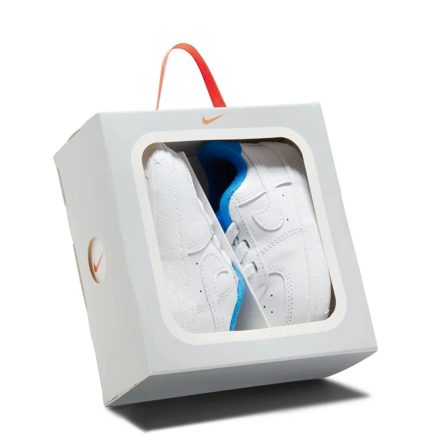 Air Force 1 Crib (CB) - WHITE/WHITE-LT PHOTO BLUE