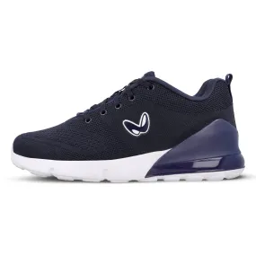 ALPHA-GO Men's Lace-up Sports Shoe - Navy Blue