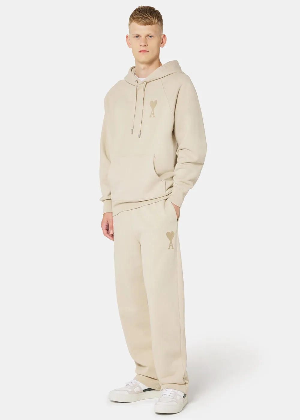 Beige Ami De Coeur Track Pants