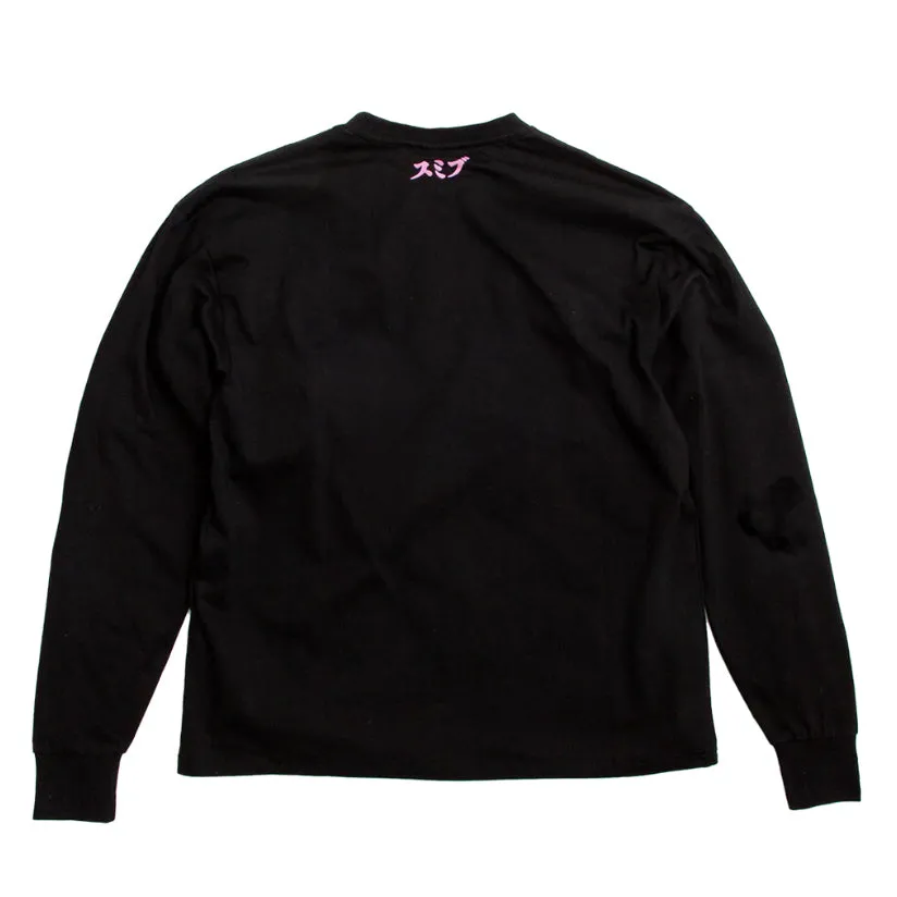 Black Ol' Sumibu Sakura Longsleeve Tee