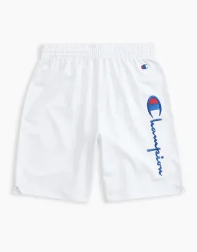 CHAMPION EUROPE BASKETBALL MESH SCRIPT LOGO SHORTS WHITE