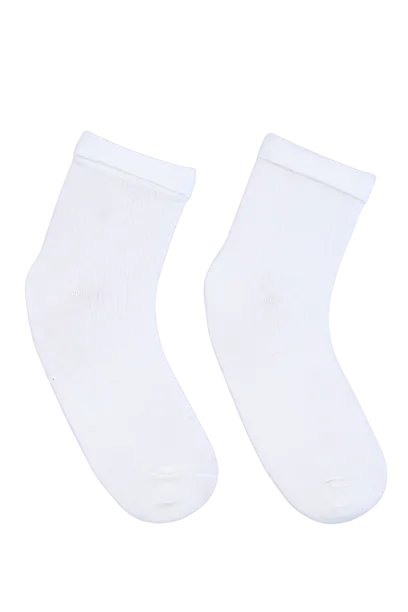 Chokore Off White Double Needle Bamboo Socks