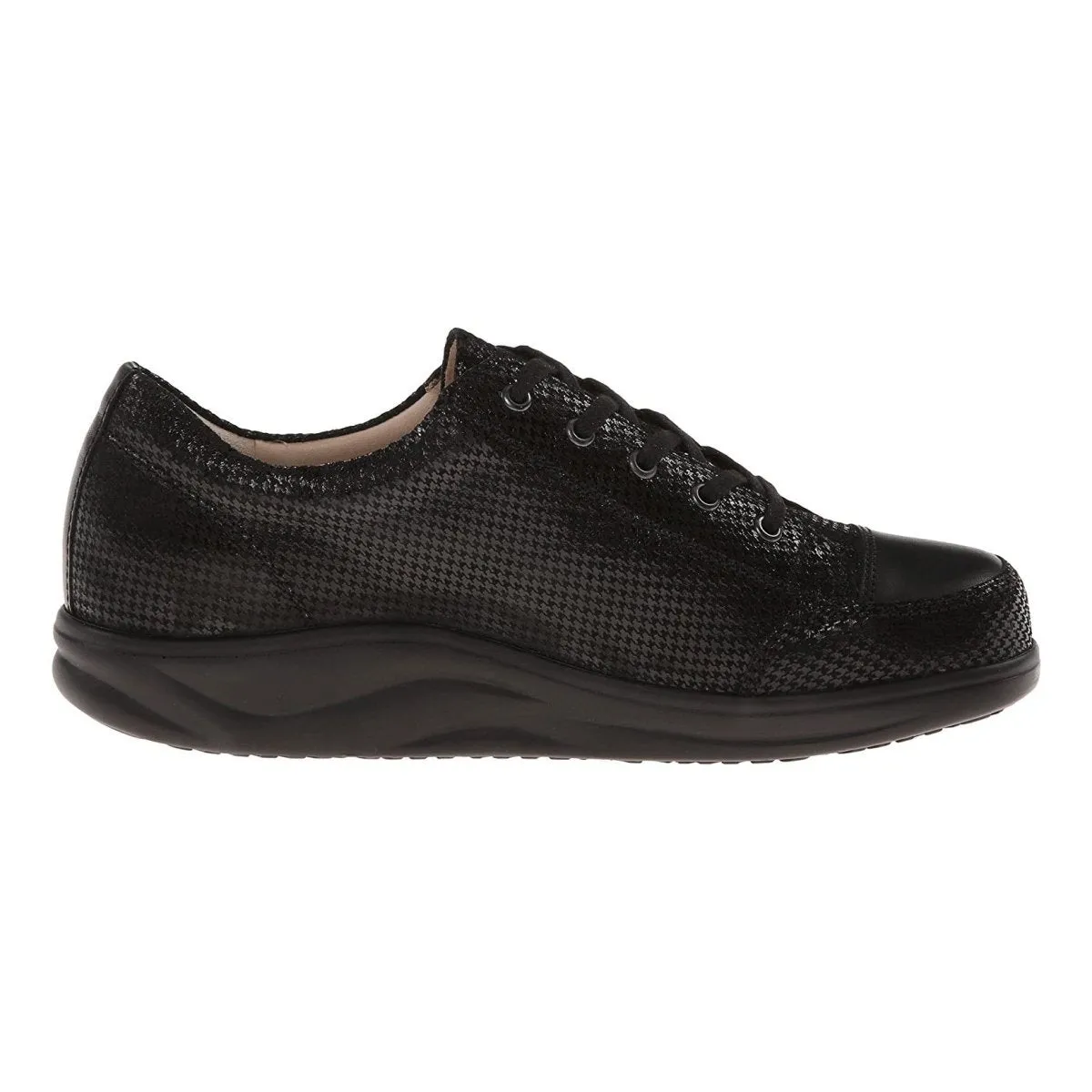 Finn Comfort Women's Ikebukuro Black Print Leather