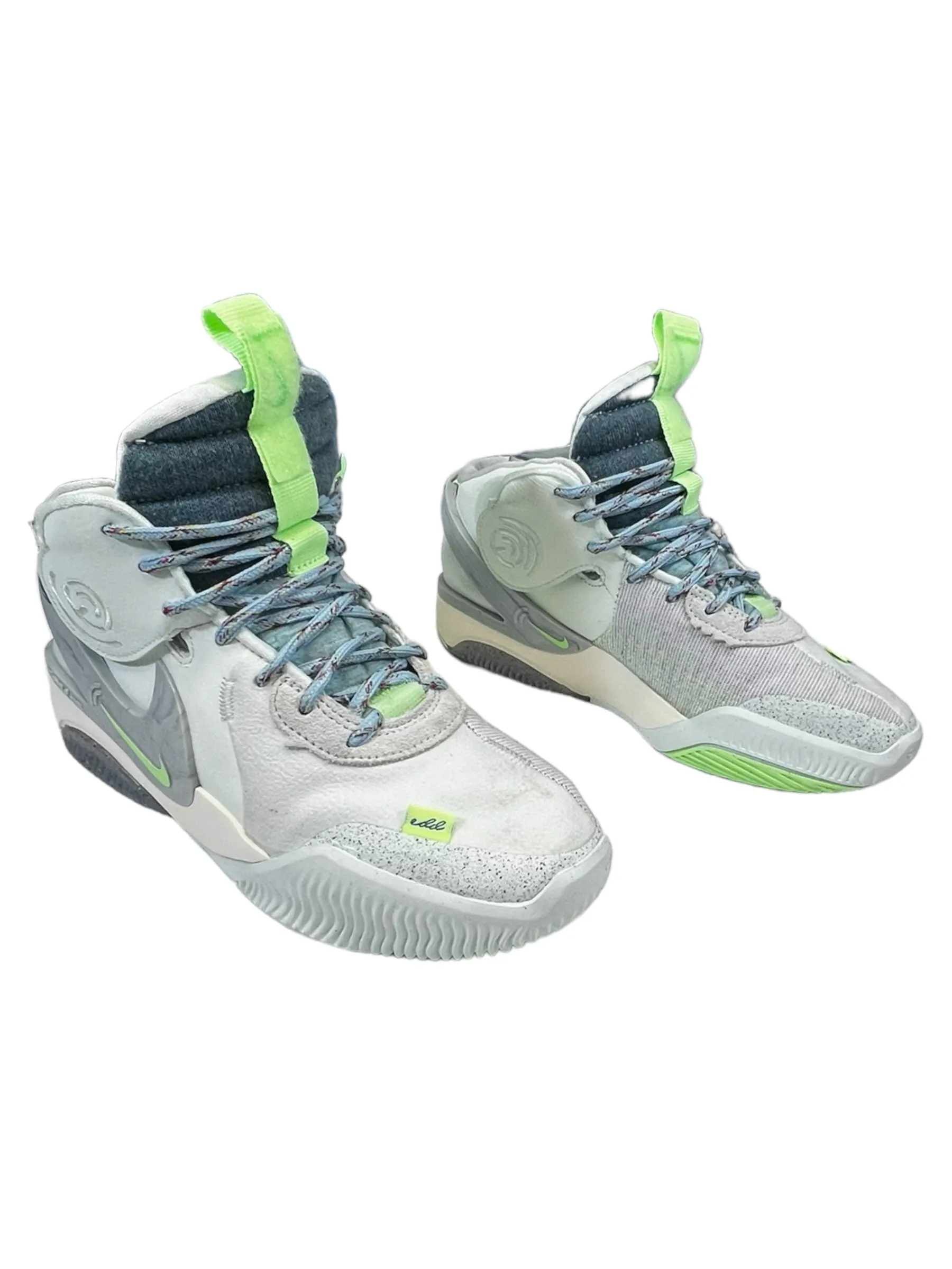 Green & Grey Shoes Athletic Nike, Size 5.5