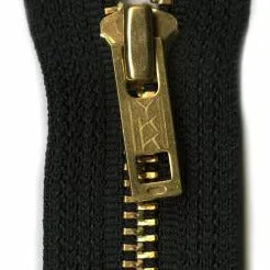 Heavy-duty Brass Separating Zippers