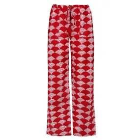 La Scala Red Cotton Lounge Pant FINAL SALE