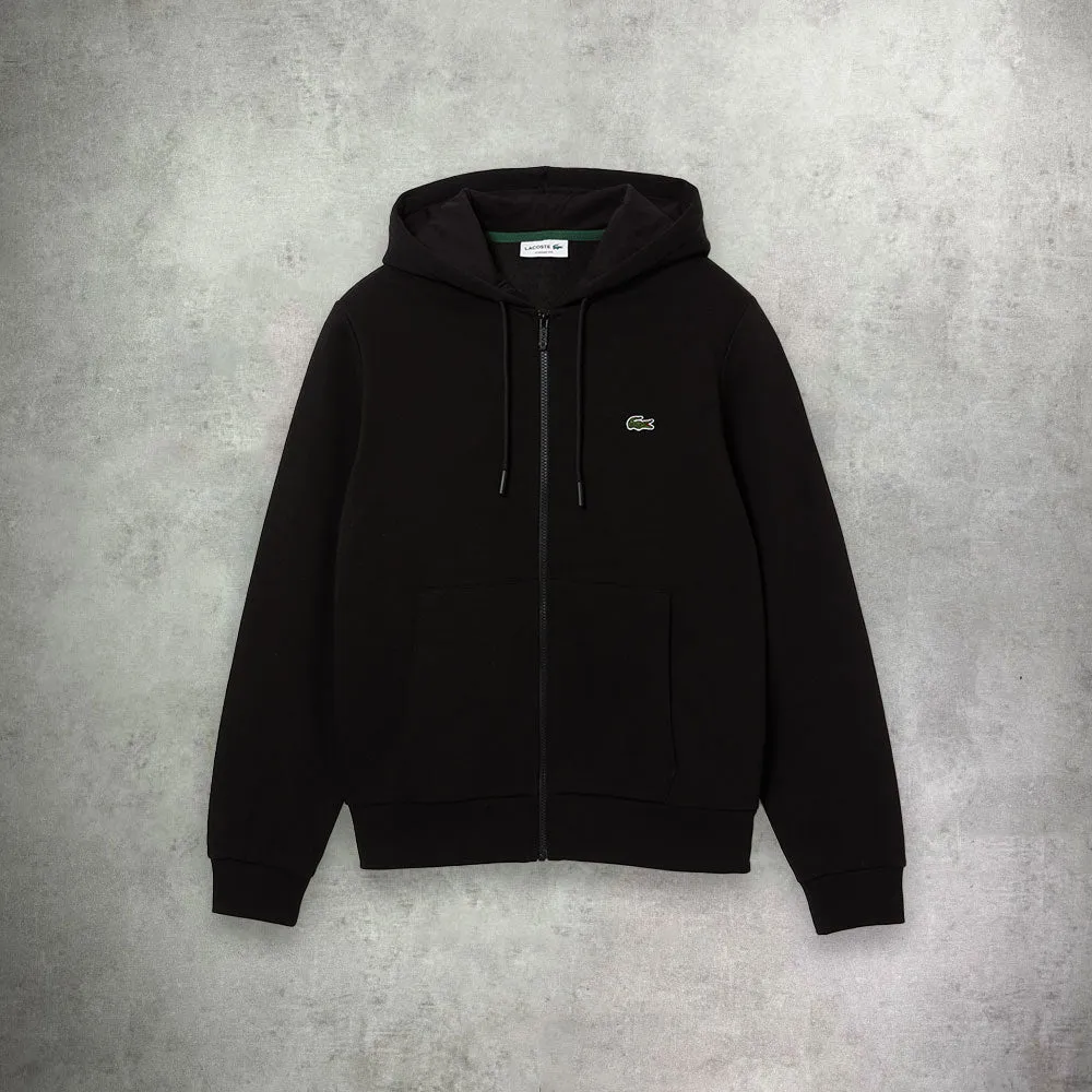 Lacoste Full Zip Fleece Tracksuit Set Black