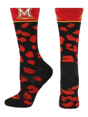 Maryland Terrapins Socks Womens Savage Crew Socks