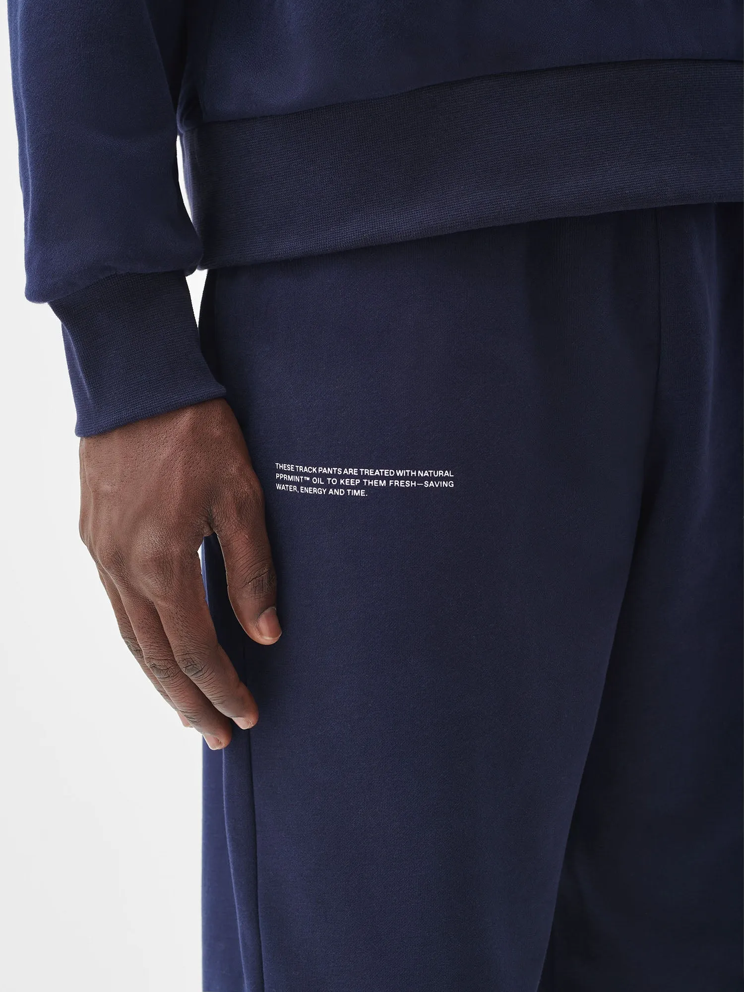 Mens 365 Midweight Track Pants—navy blue