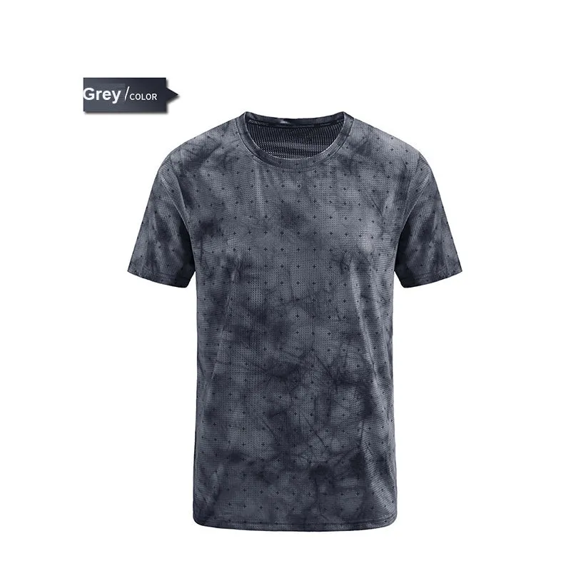 Men’s Active Quick Dry Crew Neck T Shirts Gym Workout Short Sleeve Tee Tops |  83272