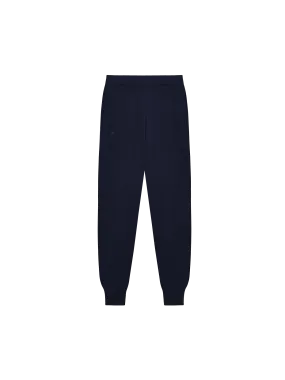 Mens Archive Regenerative Merino Wool Track Pants—navy