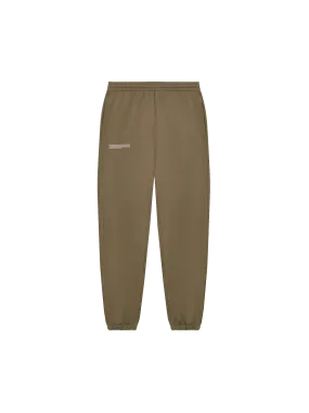 Mens In Conversion Cotton Track Pants—carbon brown