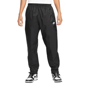 Men's Nike Windrunner Woven Lined Pants - Black/Black/White