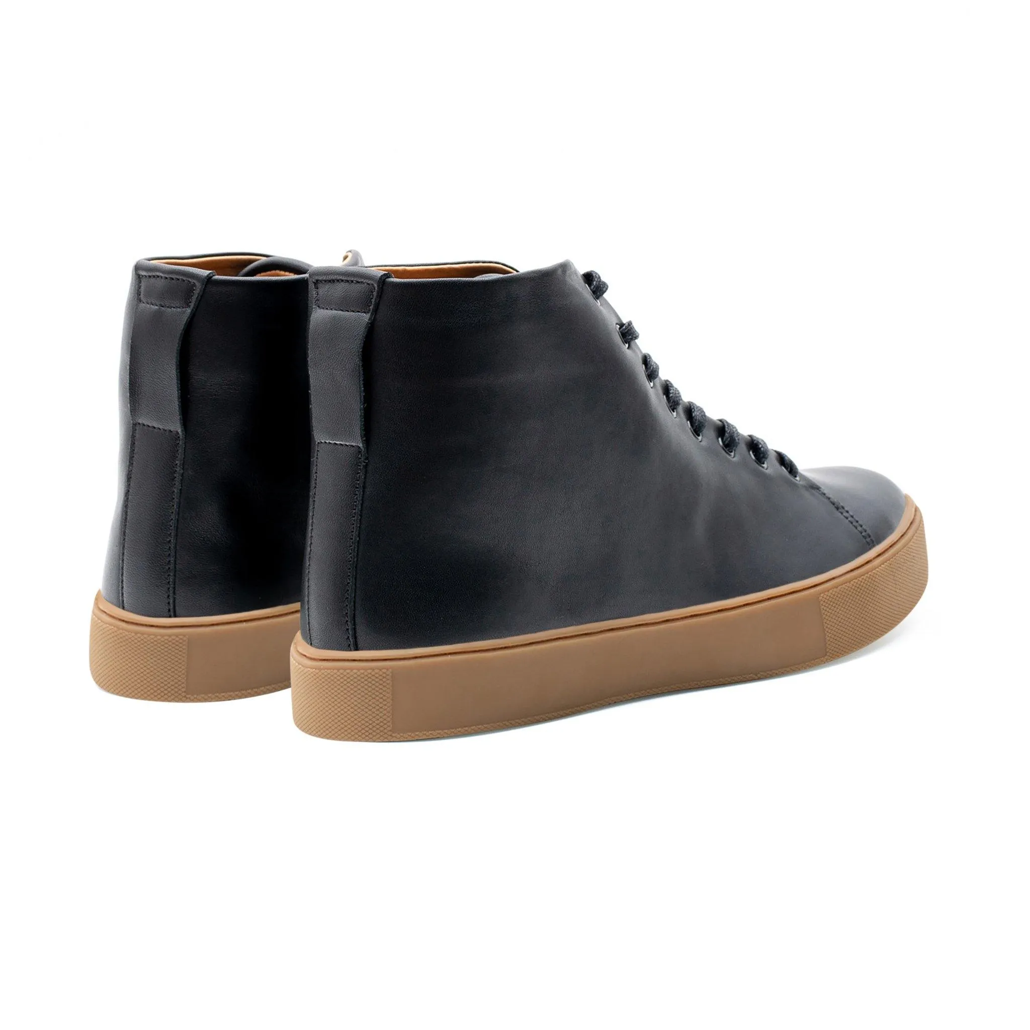 Overstone Hi Derby - Black Calf