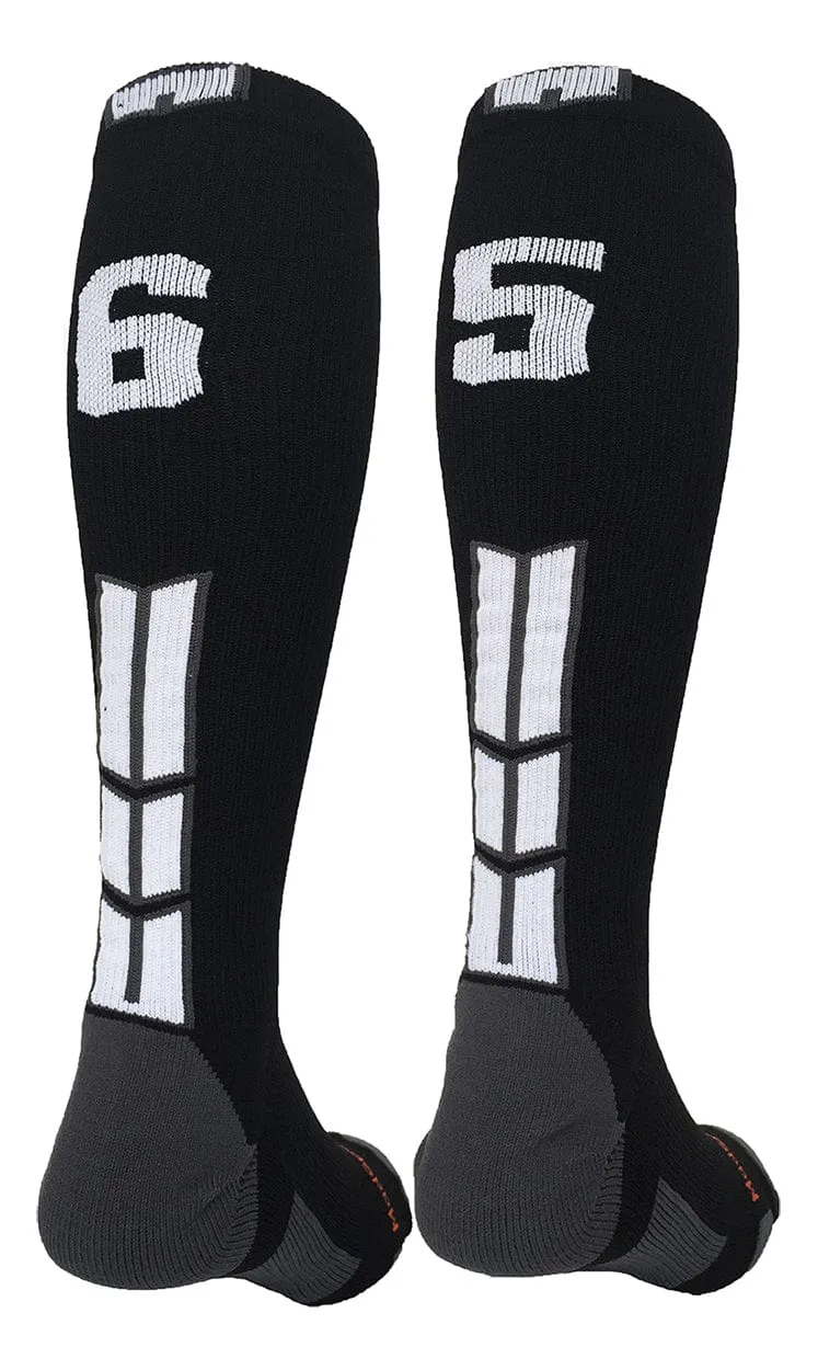 Player Id Jersey Number Socks Over the Calf Length Black White