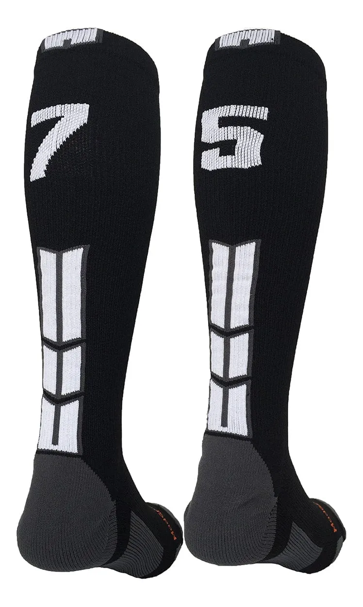 Player Id Jersey Number Socks Over the Calf Length Black White