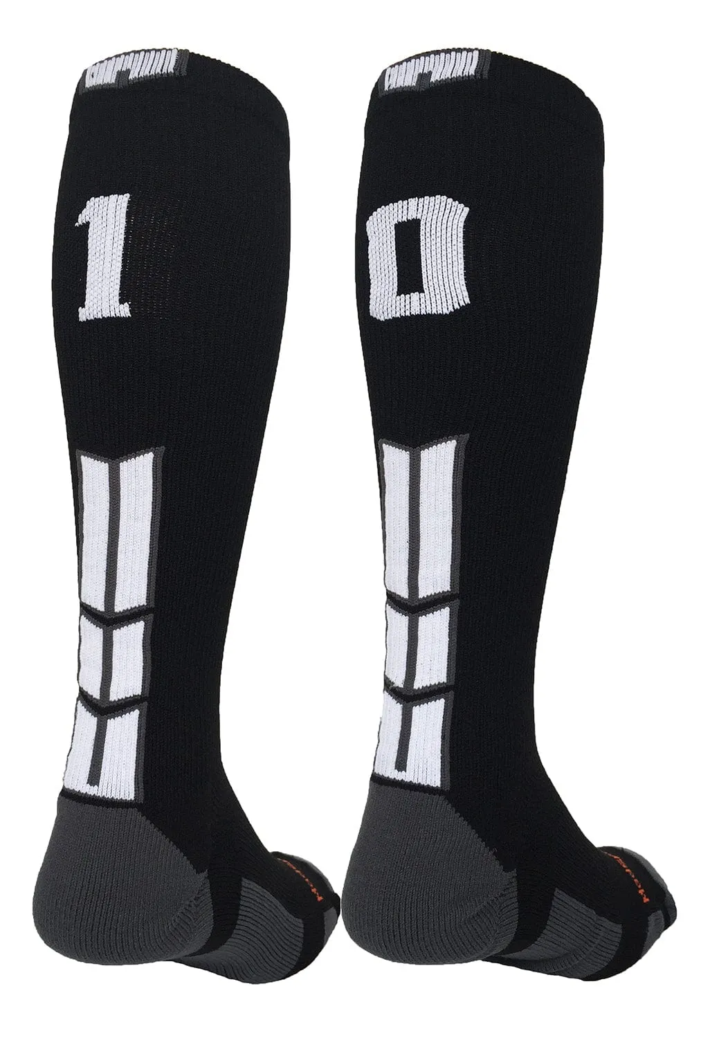 Player Id Jersey Number Socks Over the Calf Length Black White