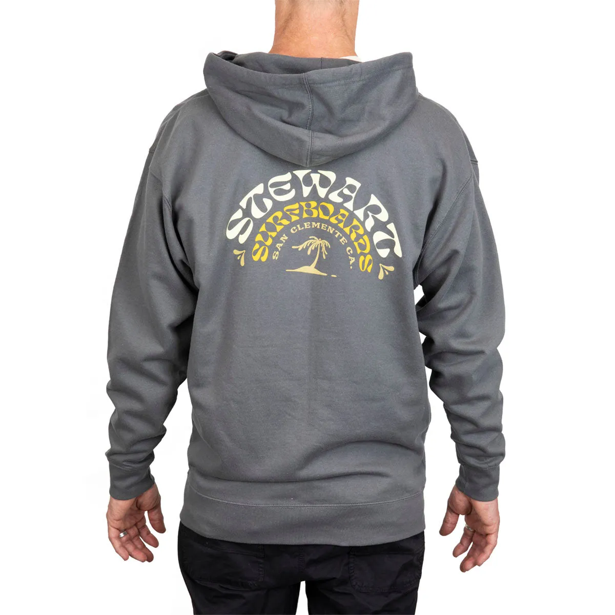 STEWART GROOVE STONE FRONT ZIP HOODIE