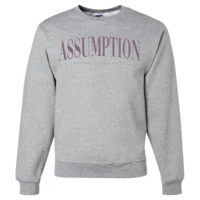 Sweatshirt - Crew Neck - Grey - Vintage Assumption