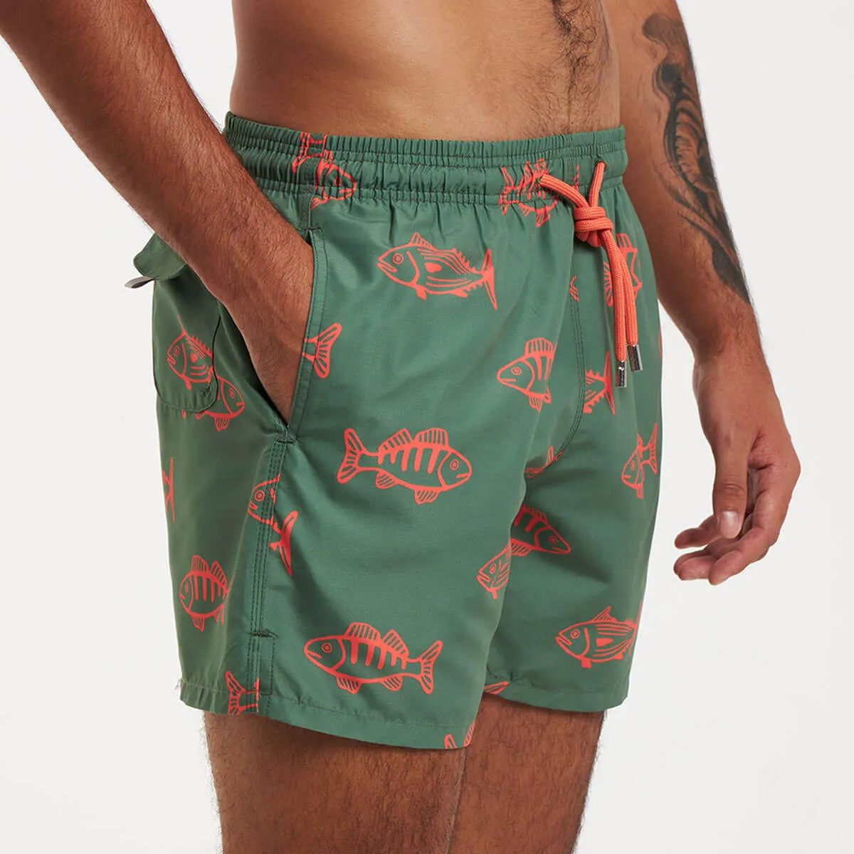 Swim Shorts - Skip Jacks | Army Green