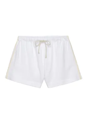 The Stripe Eco Terry Short in Powder