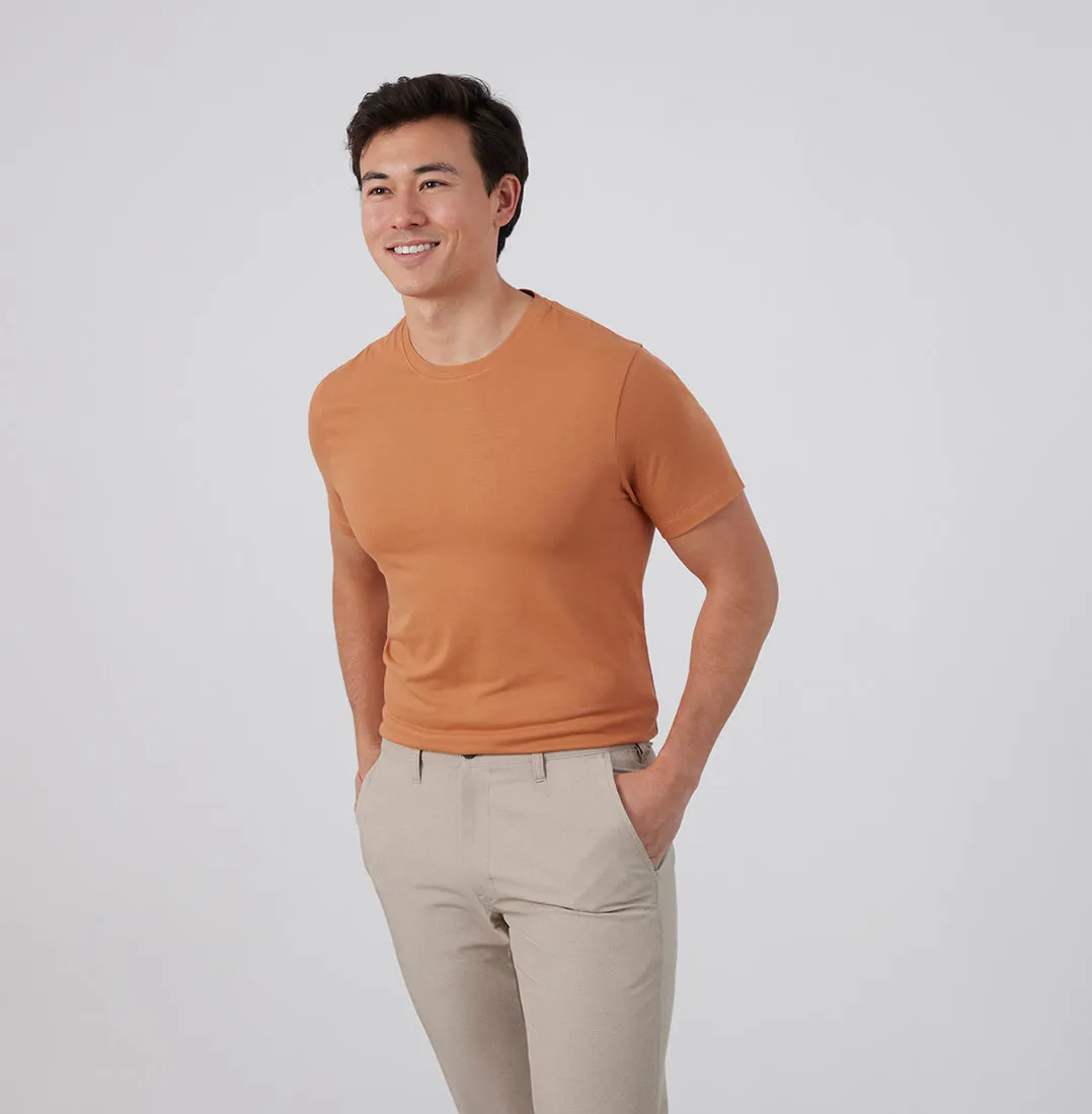 Threshold Crew Neck T-Shirt Classic Fit - Rustic Orange