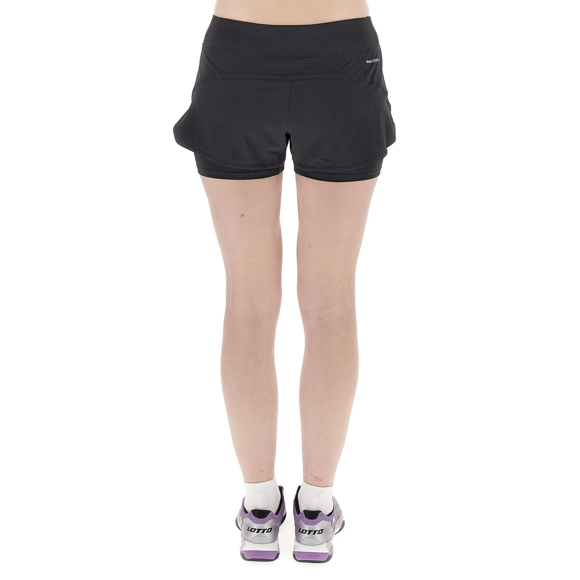 Woman's Black Tech I D4 Short